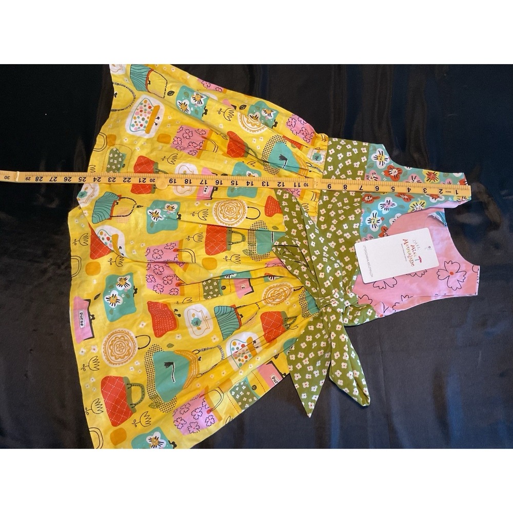 Little Miss Marmalade Poppy Lane Sleeveless Dress Size 6 Cotton - Picture 2 of 10